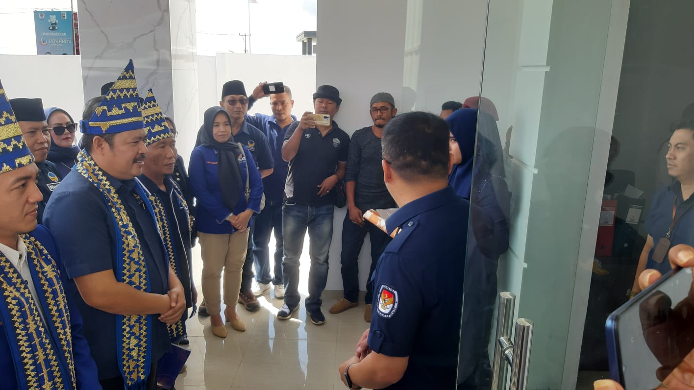 NasDem Pesawaran Daftarkan 40 Bacalegnya ke KPU