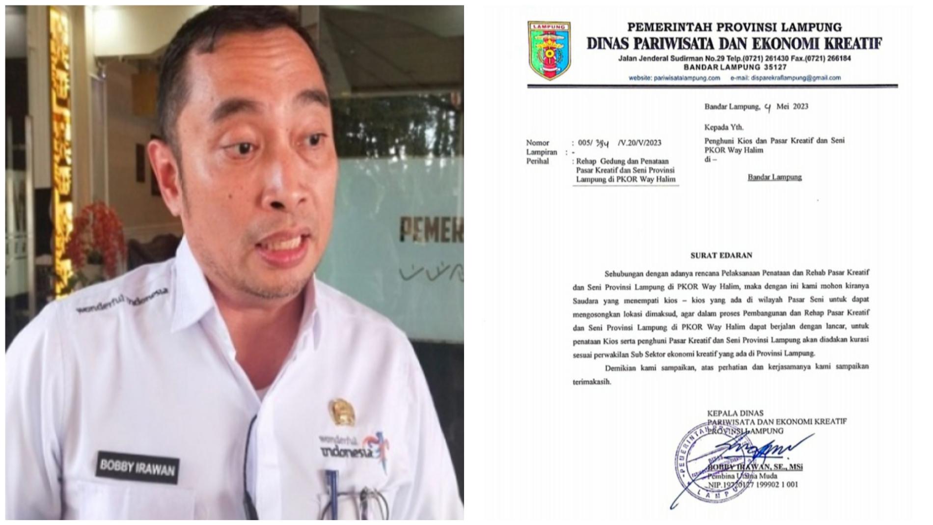 Setelah Diusir, Disparekraf Baru Ajak Bicara Seniman Paksi PKOR Wayhalim