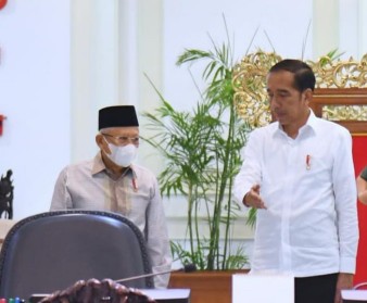 Presiden Joko Widodo dan Wakil Presiden Maruf Amin