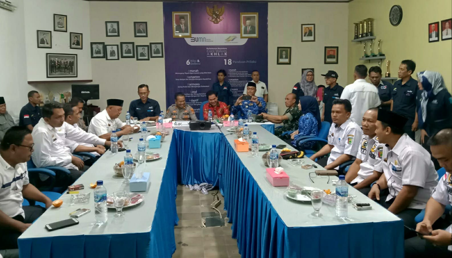 PTPN 7 Unit Way Berulu Silaturahmi ke Uspika dan 12 Kades Penyangga