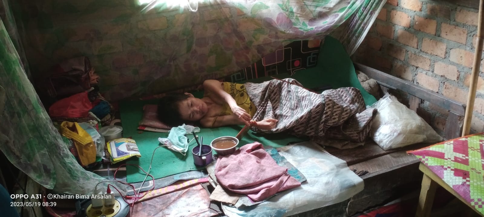 Lilik Penderita Lumpuh Sejak 1998 Warga Mulya Agung Mesuji Butuh Uluran Tangan