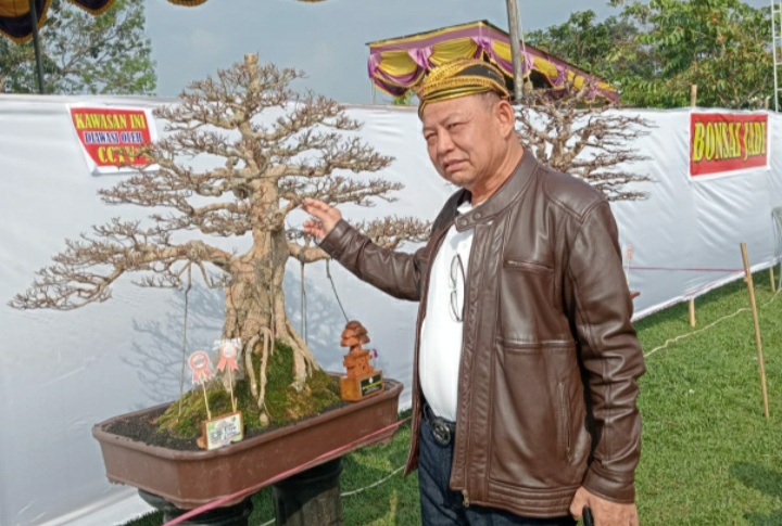 Bupati Dawam Apresiasi Pameran Komunitas Bonsai Lamtim