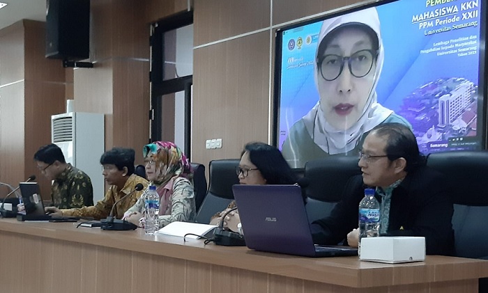 Pembekalan KKN PPM USM, Prof Budi Minta Mahasiswa Harus Jadi Agen Perubahan