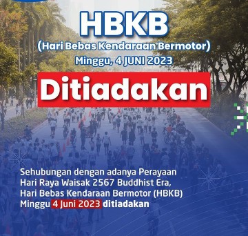 Catat, Car Free Day Jakarta 4 Juni Ditiadakan 