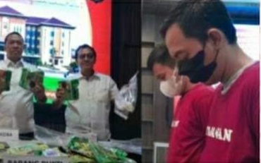 Polda Lampung Ungkap Kades dan 6 Kg Sabu Jaringan Sumatera