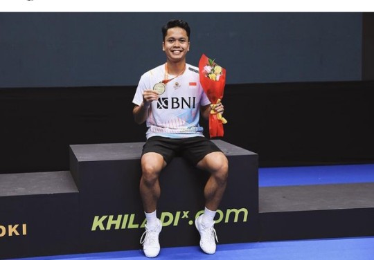 Anthony Ginting Juara Singapore Open 2023 