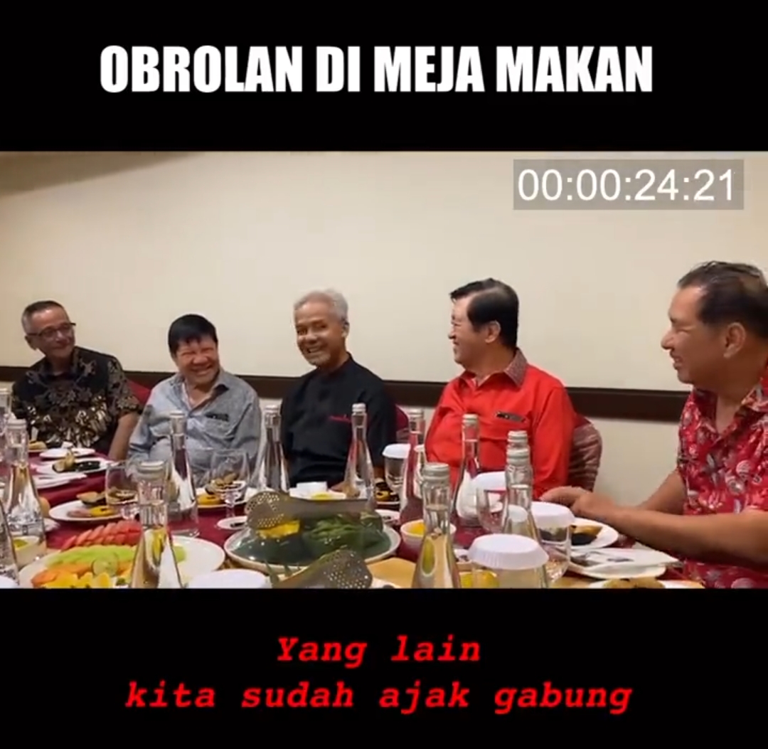 Ketika Para Cukong Ngobrol di Meja Makan Bahas Pilpres 2024, Ganjar Pranowo: Biar Gak Capek, Satu Putaran Selesai 
