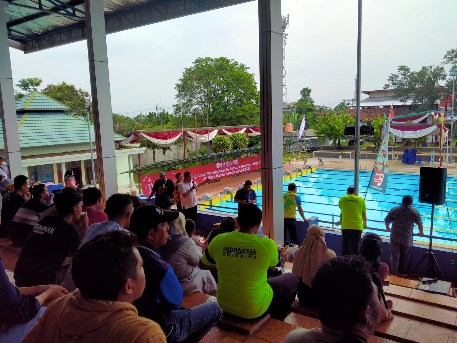 Persiapan Sudah 99 Persen Lomba Renang 828 Pelajar se-Sumatera