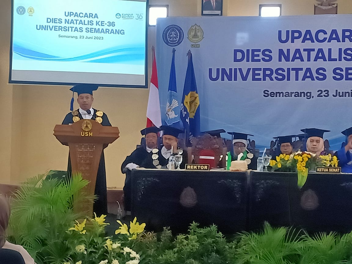 Dies Natalis Ke-36 USM, Rektor Pertimbangkan Bentuk Dewan Profesor