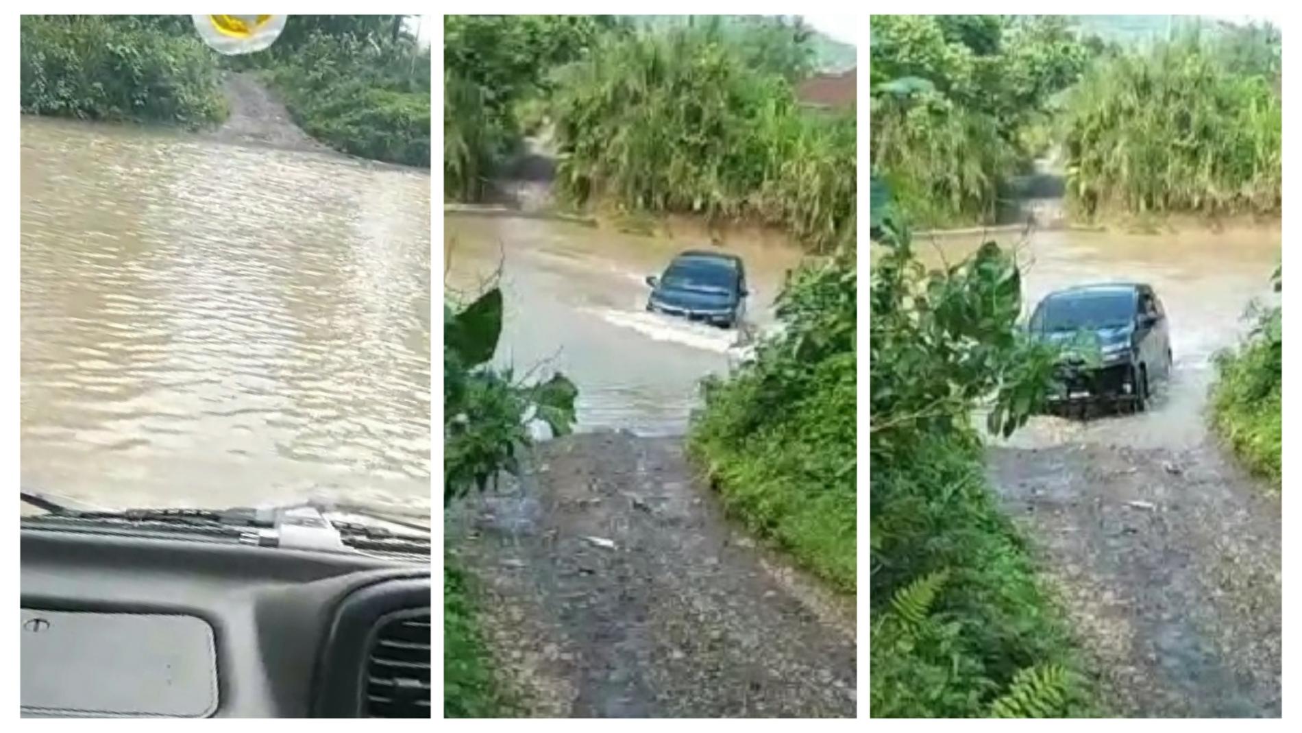 Bertahun-tahun, Mobil Harus Berenang ke Sungai di Cukubalak