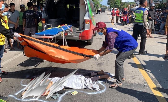 Tabrakan Maut Truk dan Tiga Motor di Kendal, Empat Orang Tewas