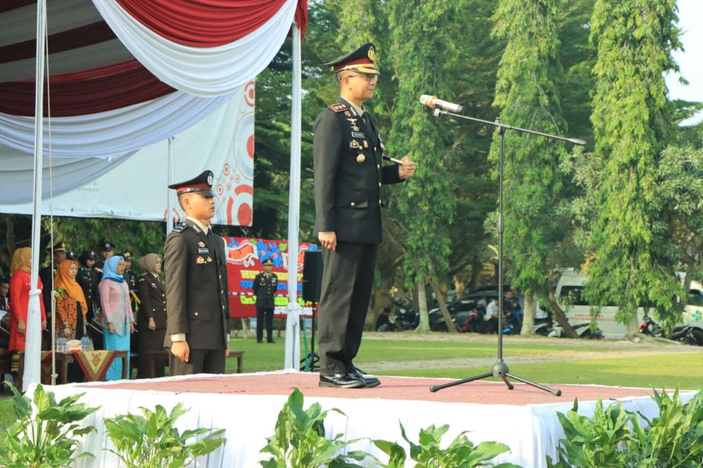 Polres Tubaba Menggelar Upacara HUT Bhayangkara ke-77