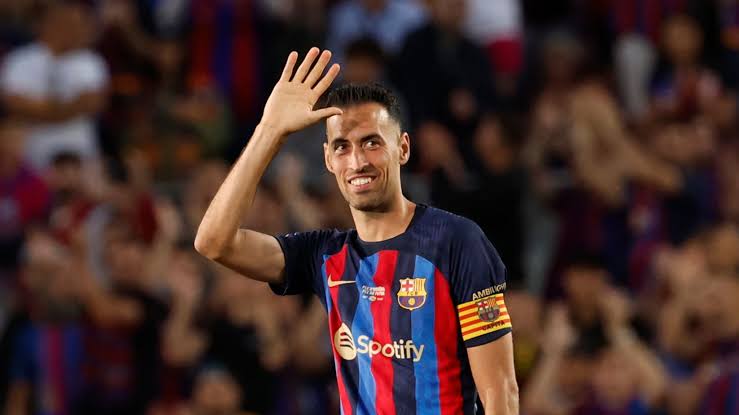 Eks Gelandang Barcelona Sergio Busquets 