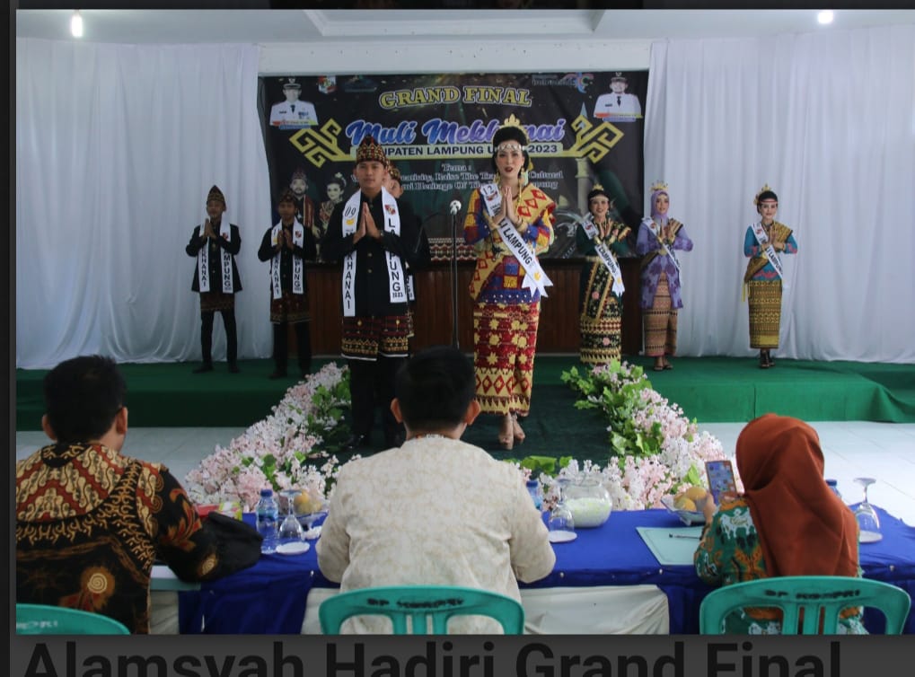 Asisten 11 Hadiri Grand Final Pemilihan Muli Mekhanai Lampung Utara