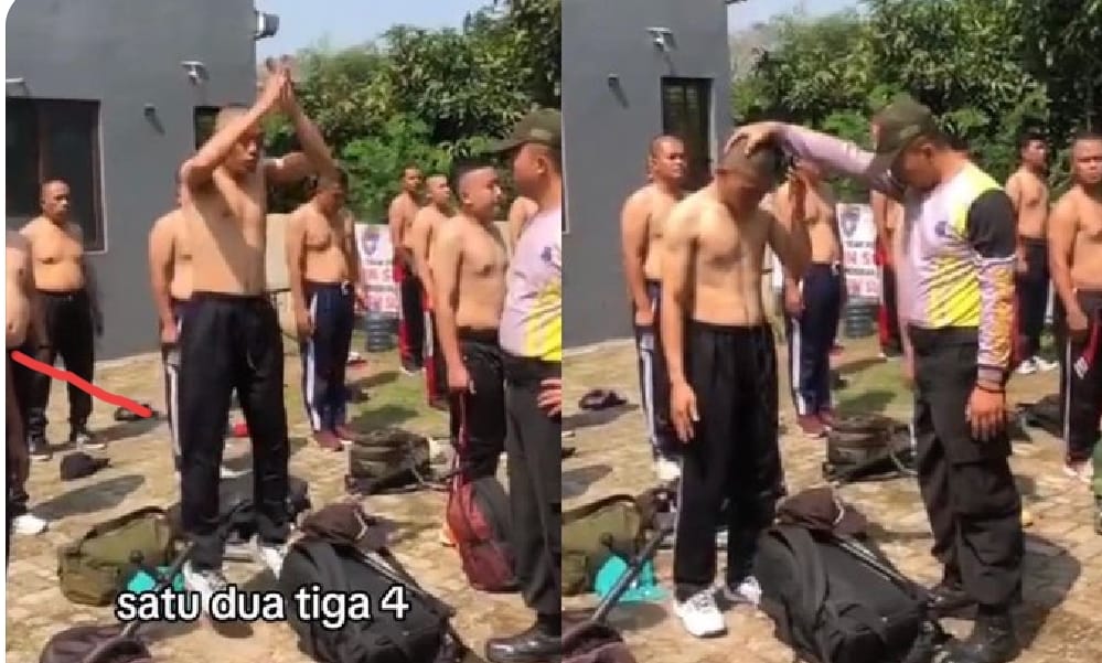 Ngakak, Komandannya Sampe Nyebut Ya Allah Ya Robbi Saat Prajurit Bikin Gerakan Jumping Jack Kocak Beda Sama Temannya
