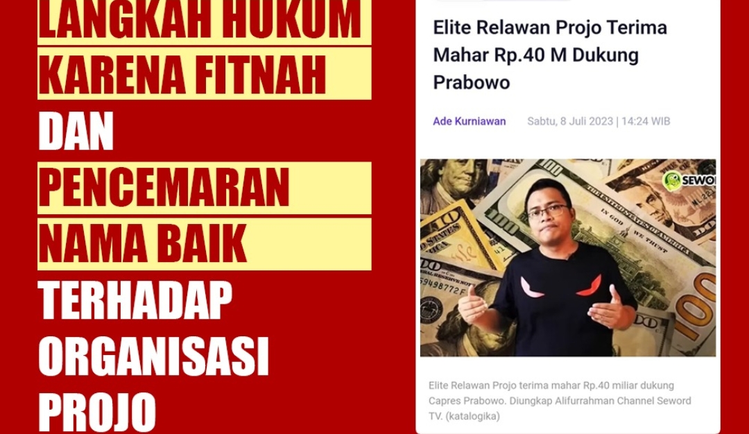 Terendus Terima Rp 40 Miliar Dukung Prabowo Subianto,  Elit Projo Udah Kayak Cacing Kepanasan 