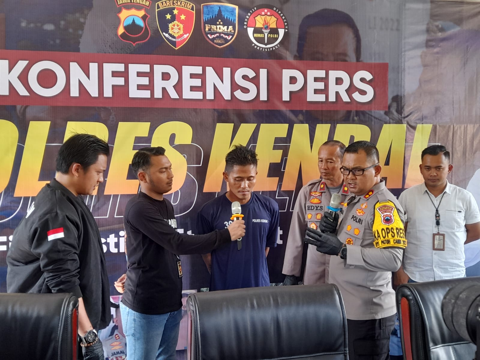 Tiga Jam Dikejar, Gentho Pelaku Penusukan Operator Pasar Malam Dibekuk Polres Kendal