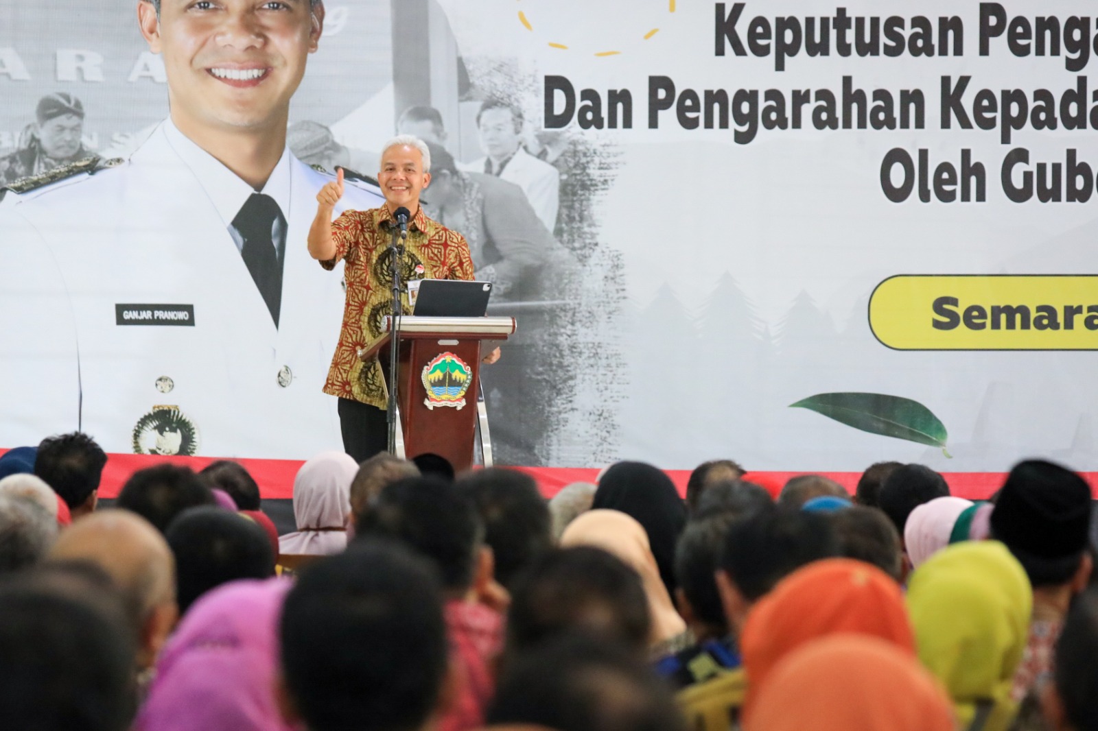 Ganjar Minta Kepala Sekolah Jaga Integritas, Tegaskan Larangan Pungli