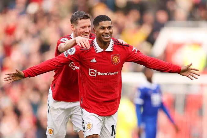 Penyerang Klub Manchester United Marcus Rashford