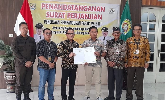 Sah! Perjanjian Pekerjaan Sudah Diteken, Pembangunan Pasar Weleri Kendal segera Dimulai