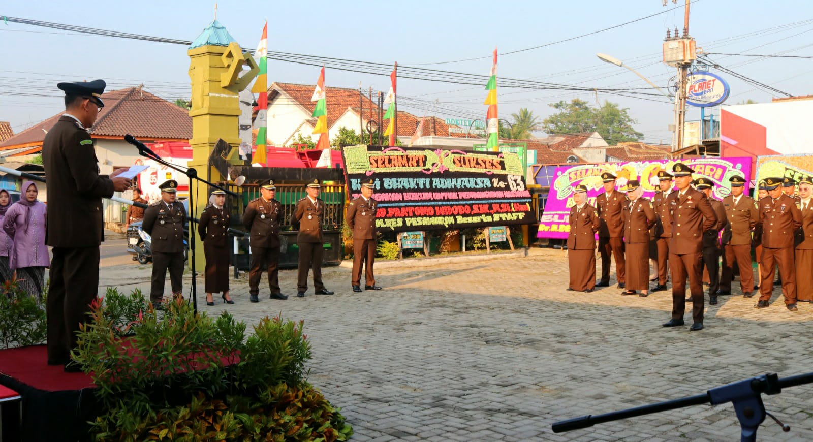 Hari Bhakti Adhyaksa Kejari Pesawaran Syukuran Internal