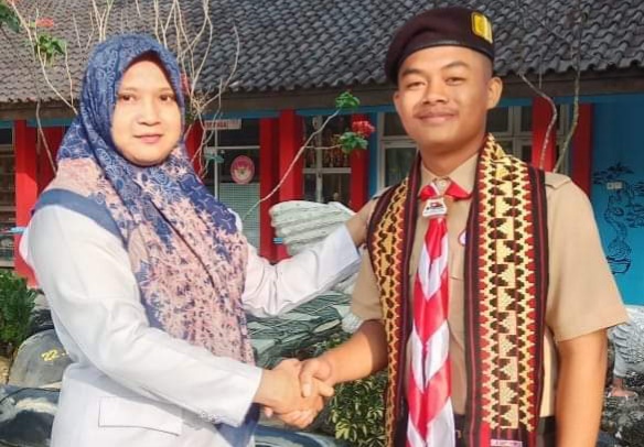 Noufal Zidan Siswa Terbaik SMAN 01 Tanjung Raya Mesuji Terpilih ikuti Jambore di Korea Selatan.
