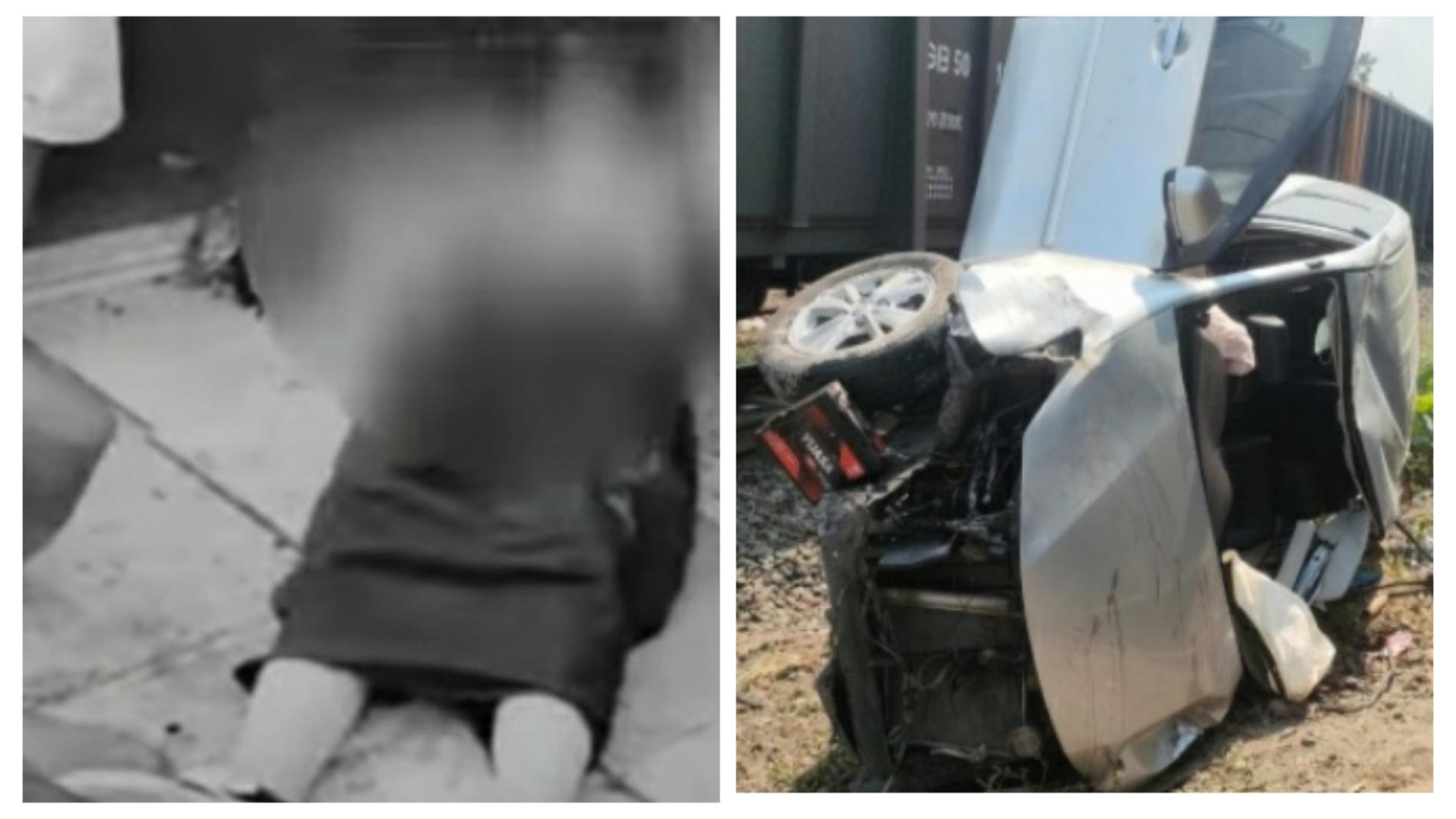 Minibus Bawa 3 Pelajar dan Sopir Bubar Tertemper KA Babaranjang di Hajimena