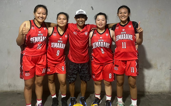 Dramatis, Putri Kota Semarang Juarai Basket 3x3 Porprov Jateng