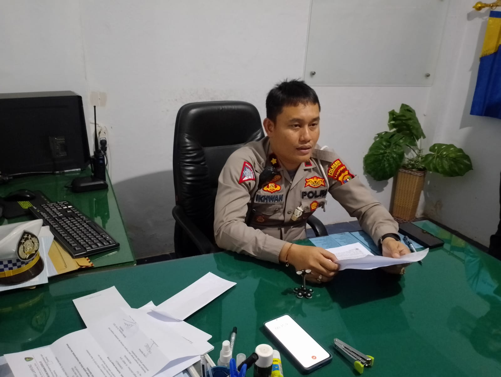 Satlantas Polres Bandarlampung Siap Hapus Tes Zig-zag Ujian SIM C