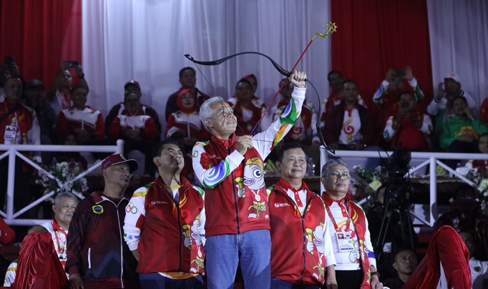 Memanah Cakra Tandai Pembukaan Porprov, Ganjar: Banyak Pekerjaan yang Harus Kita Bereskan untuk Perbaiki Olahraga
