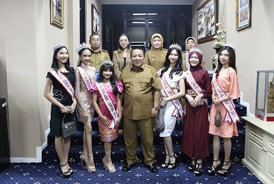 Gubernur Arinal Audiensi Bersama Puteri Anak dan Puteri Remaja Lampung