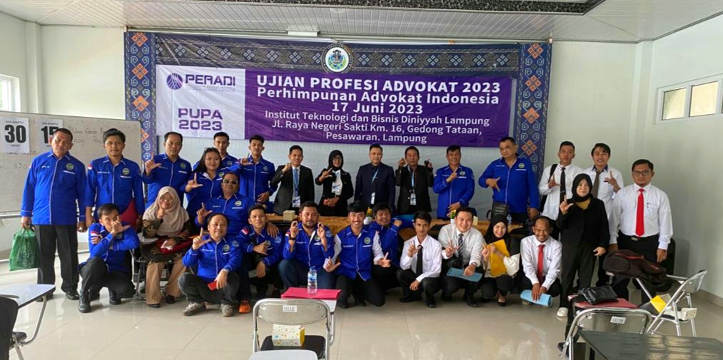 Pertama Kali, 21 Peserta Lulus Ujian Profesi Advokat di Pesawaran