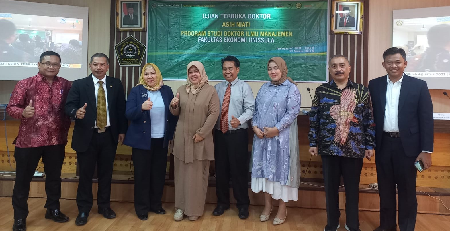 USM Tambah Dua Doktor, Rektor: Semoga Ilmunya Bermanfaat untuk Kemajuan USM