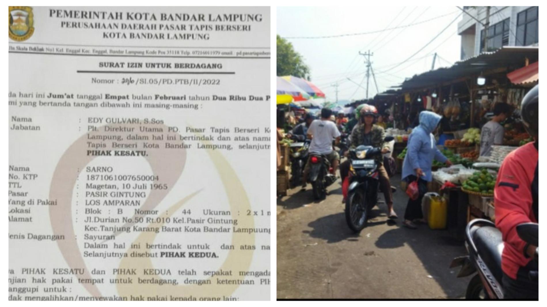 Jelang Dibongkar, Pedagang Pasir Gintung Ditegik Rp130 ribu-Rp1,5 juta