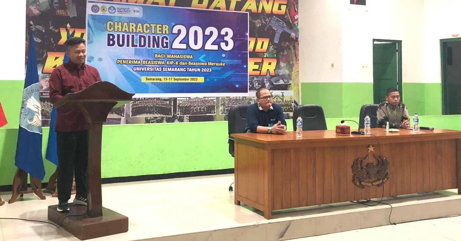 Ikuti Character Building, Mahasiswa USM Penerima Beasiswa KIP-P Dididik Lebih Disiplin
