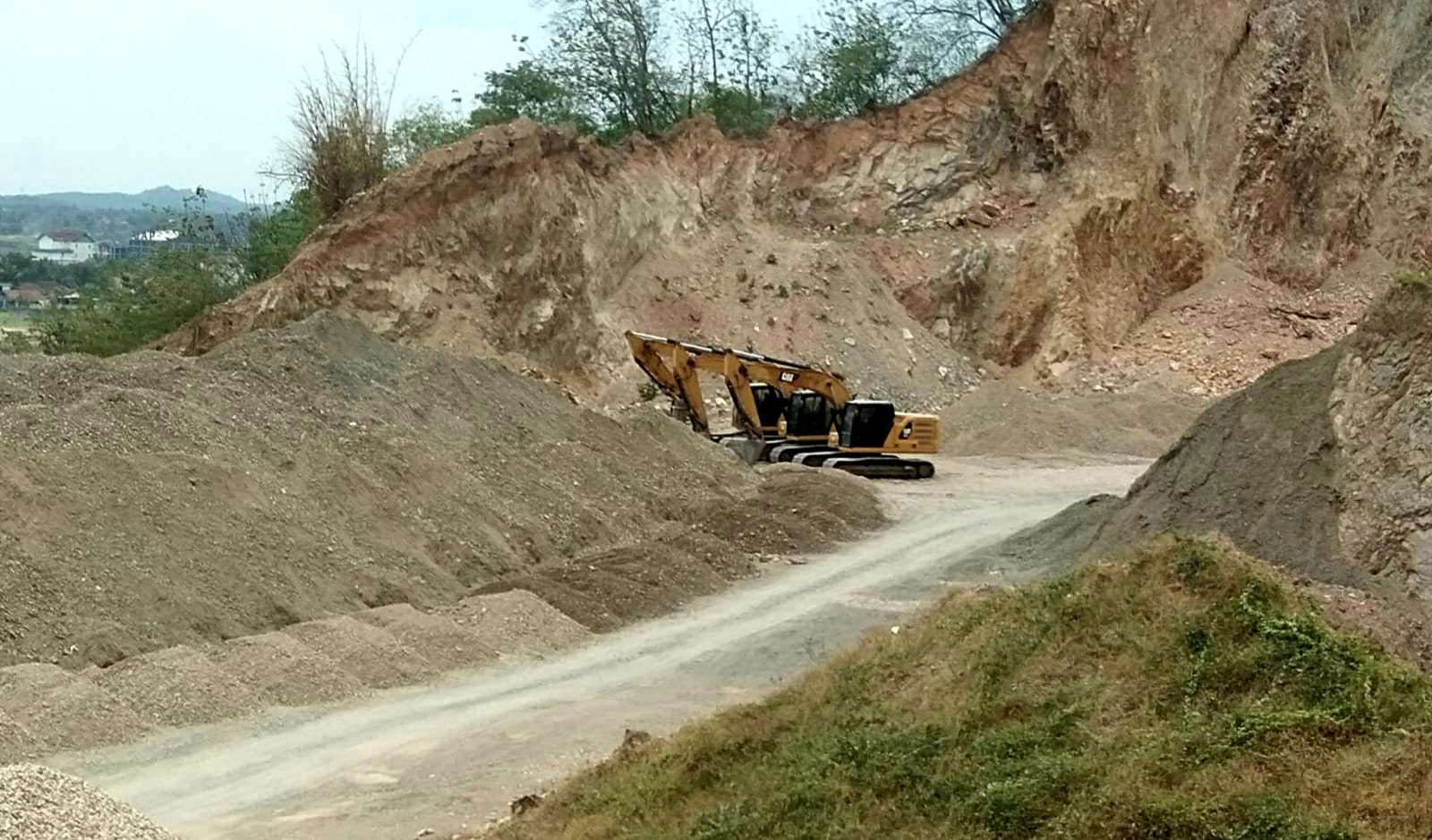 Tambang Galian C Diduga Ilegal di Gadingrejo, Pringsewu