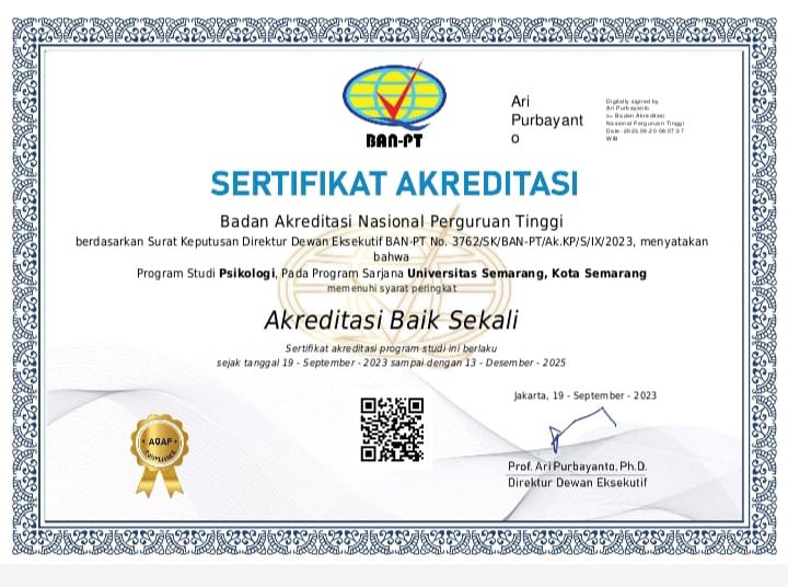 Top! Fakultas Psikologi USM Raih Akreditasi Baik Sekali