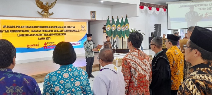 Dico Lantik Pejabat Baru, Tekankan Rotasi Hak Prerogatif Bupati dan Tanpa Jual Beli Jabatan