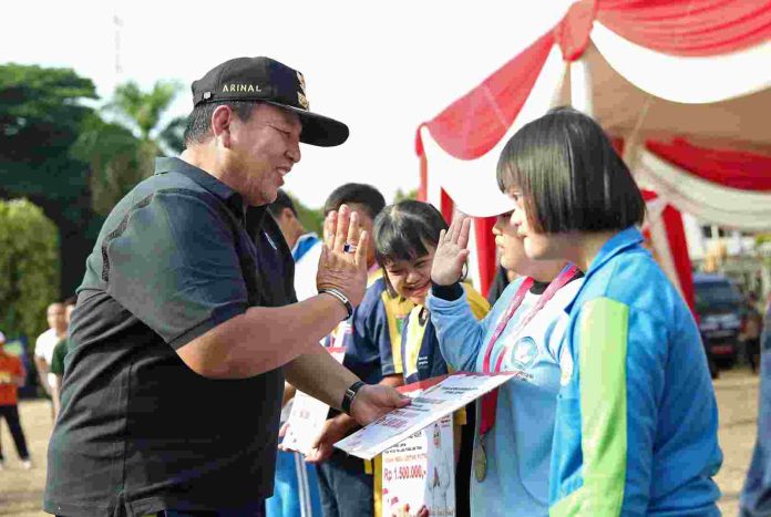 Gubernur Arinal Ikuti Senam Lampung Berjaya Massal Memperingati Haornas ke-40