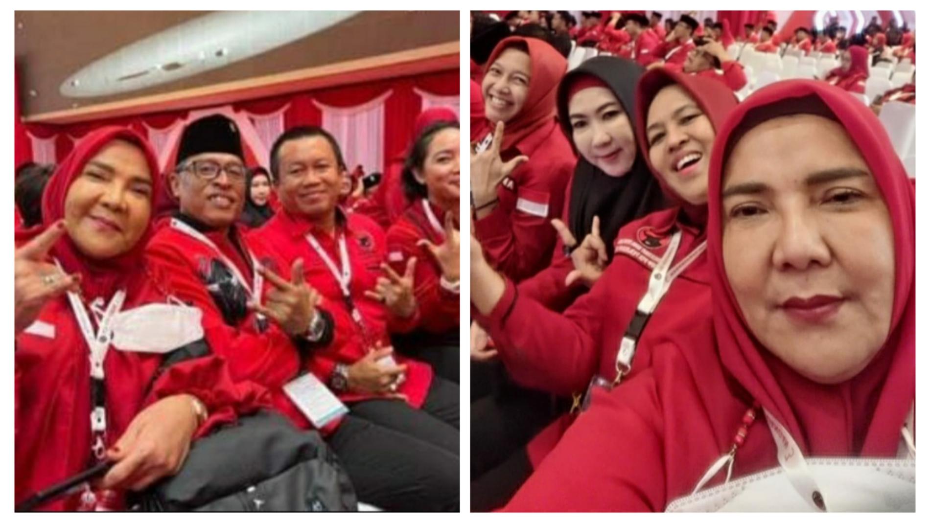 Wali Kota Eva Sumringah, Swafoto Tanpa Masker di Rakernas IV PDIP