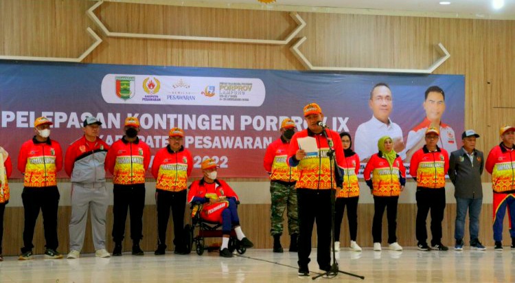 Dispora Pesawaran Realisasi Bonus Atlet Berprestasi Porprov IX Lampung 2022