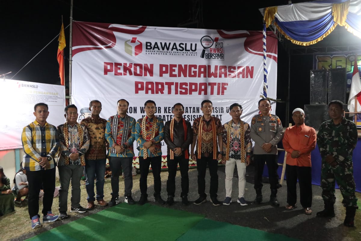 Bawaslu Pesibar Launching Pekon Pengawasan Partispatif Pemilu