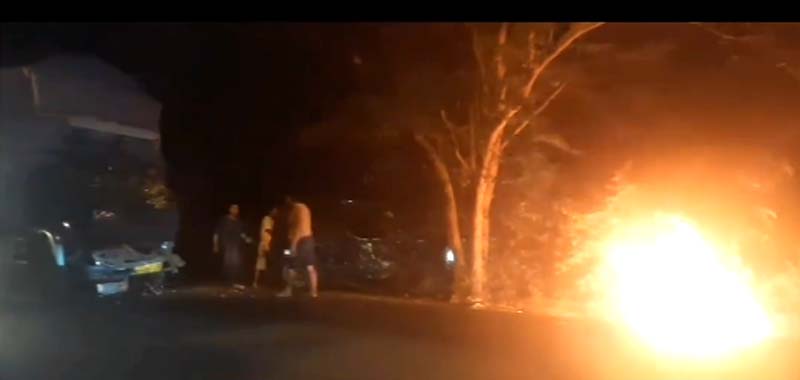 Gara-gara Pengemudi Mabuk, Terjadi Kecelakaan Beruntun Hingga Remaja Pengendara Mio Tewas Motornya Terbakar