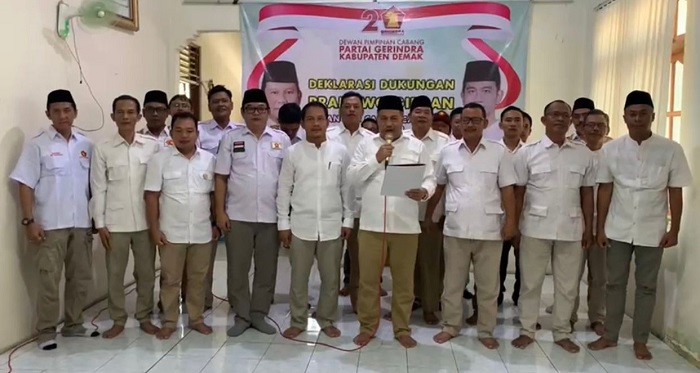Gerindra Demak  Usulkan Gibran Dampingi Prabowo pada Pilpres 2024