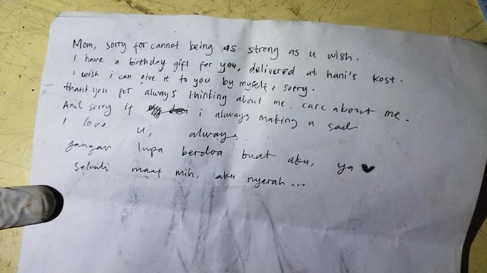 Polisi Selidiki Motif Mahasiswi Semarang yang Diduga Bunuh Diri di Mal dan Tinggalkan Surat Wasiat
