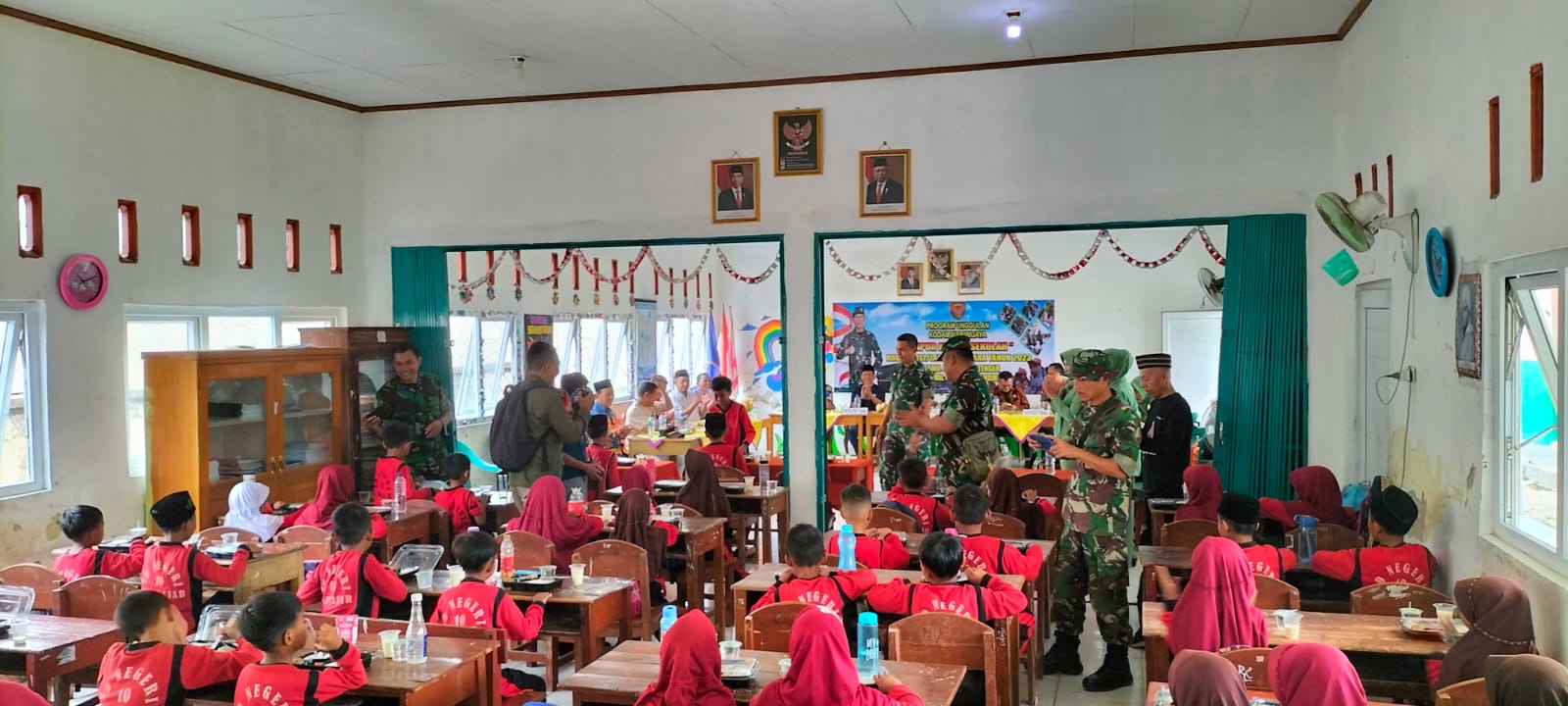 Kodim 0412/LU Melaksanakan Kegiatan Dapur Masuk Sekolah
