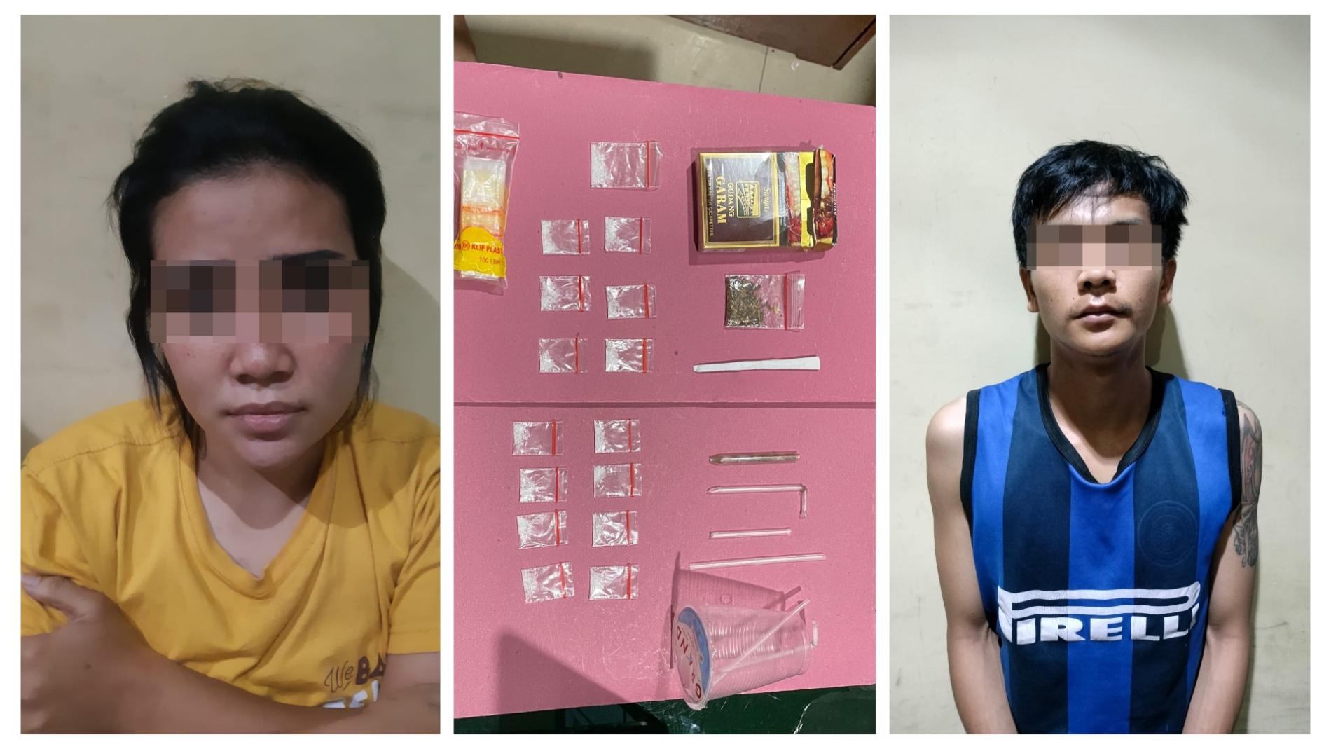 Pasangan Muda Konsumsi dan Jual Paket Sabu di Kedamaian