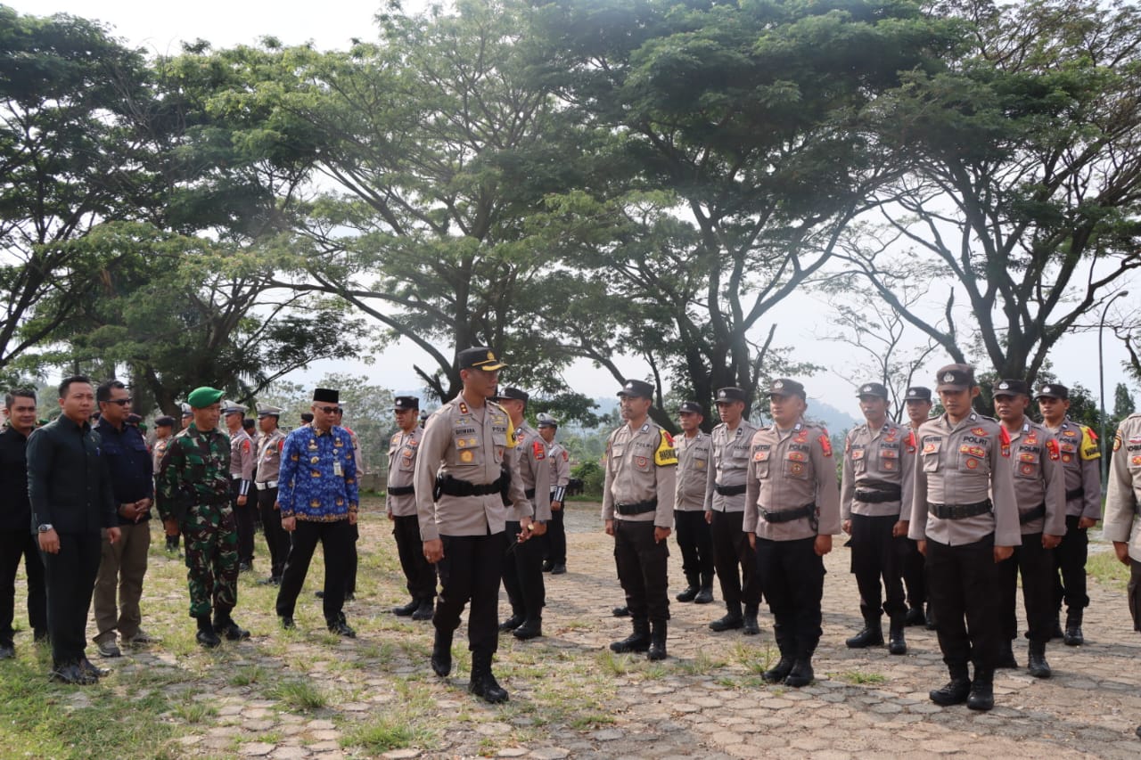 Siap Amankan Pemilu 2024, Polres Tanggamus Gelar Operasi Mantap Brata