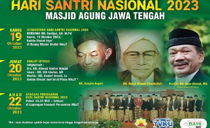 Jelang Hari Santri Nasional, MAJT akan Gelar Istigasah dan Salat Istisqa