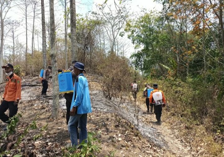 Gerilya, Kiat Polres Tanggamus Bantu Padamkan Kebakaran 85,5 Ha Kebun